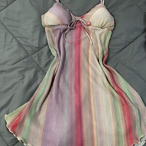 Striped Multicolor Dress